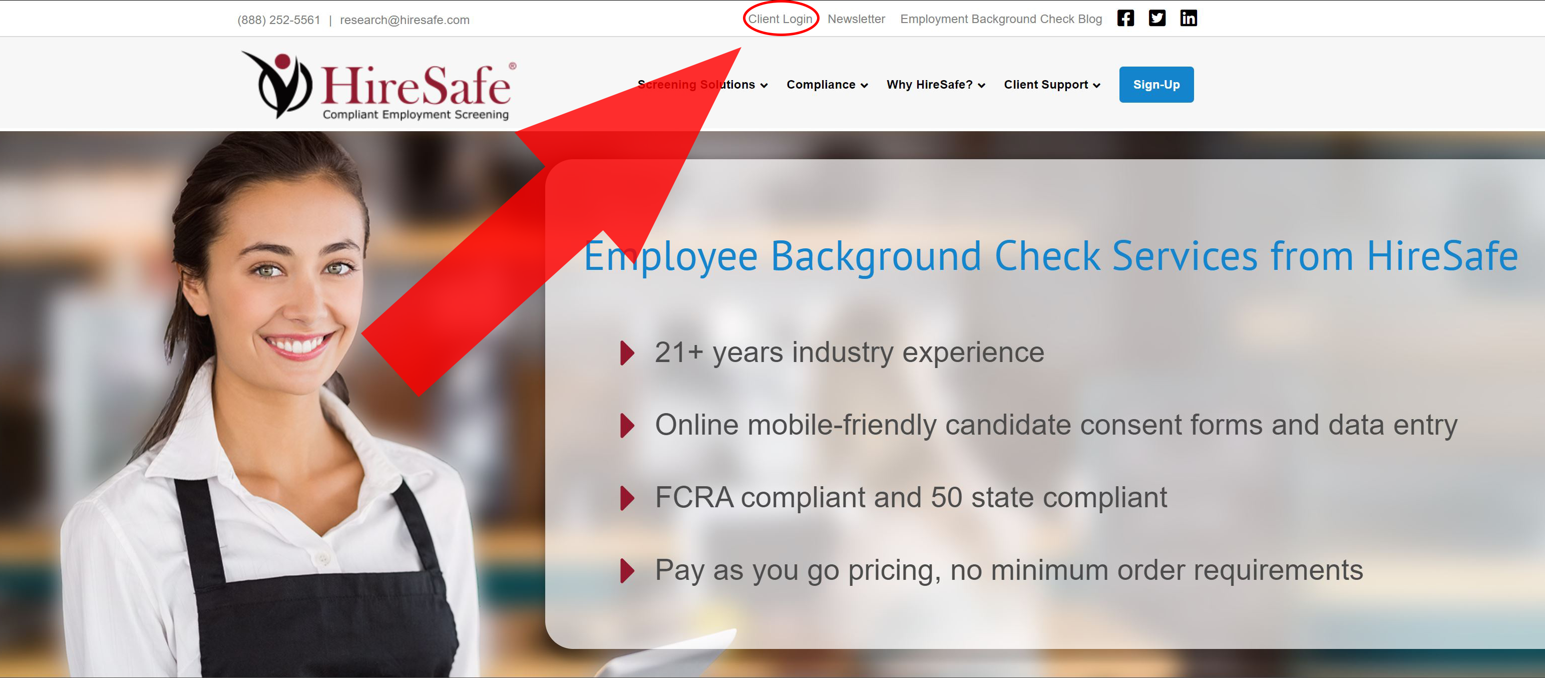 Background Check Sign in | Pre Employment Background Checks by HireSafe